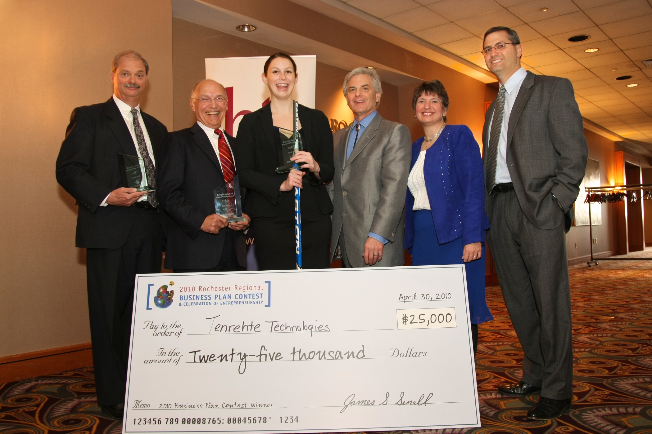 Tenrehte takes top prize at 2010 Rochester regional business plan competition