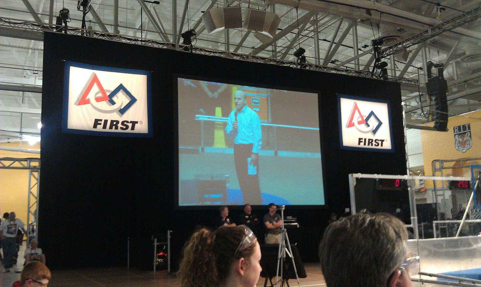 Rebound Rumble, the 2012 FIRST Robotics Competition at RIT