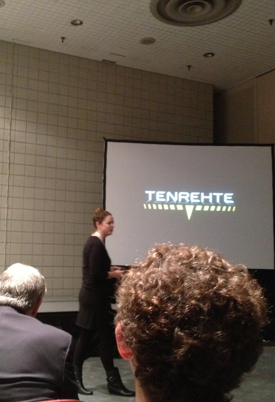 Tenrehte CEO Jennifer Indovina at the 2013 Advanced Energy Conference