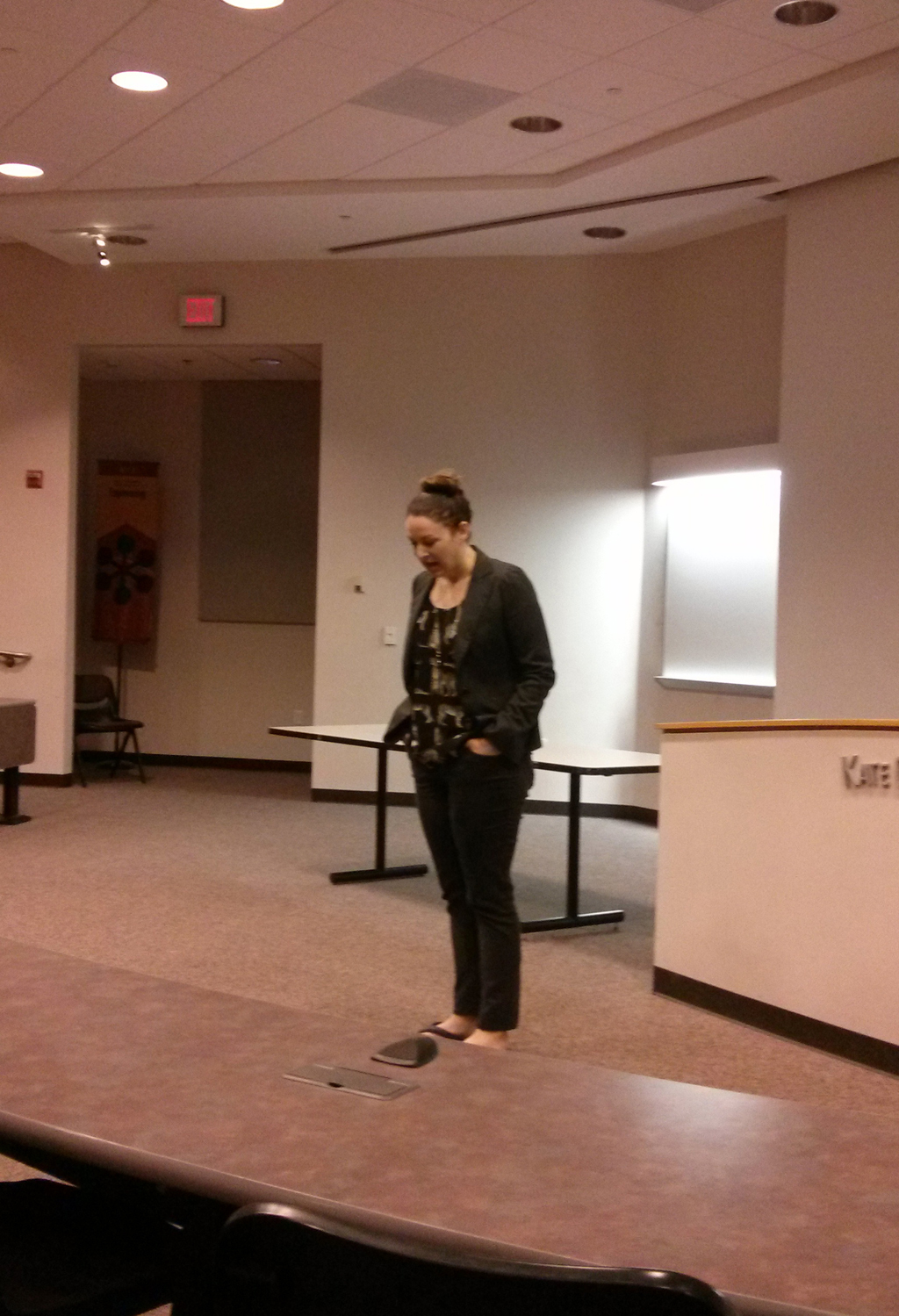 Tenrehte CEO Jennifer Indovina at the 2013 RIT IEEE Student Design Contest