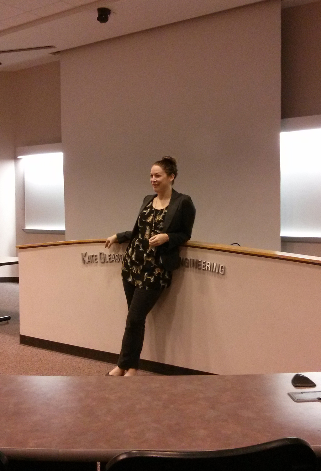 Tenrehte CEO Jennifer Indovina at the 2013 RIT IEEE Student Design Contest