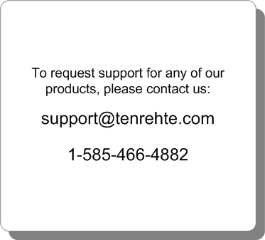 Contact Tenrehte Support