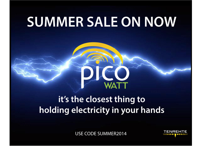 Tenrehte PICOwatt® Smart Plug Summer 2014 Sale