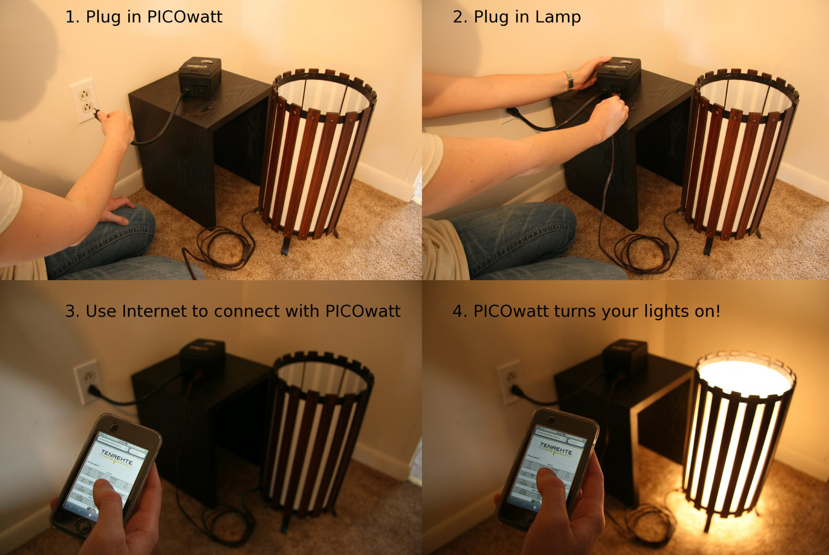 PICOwatt® Smart Plug: Installation and Use Example